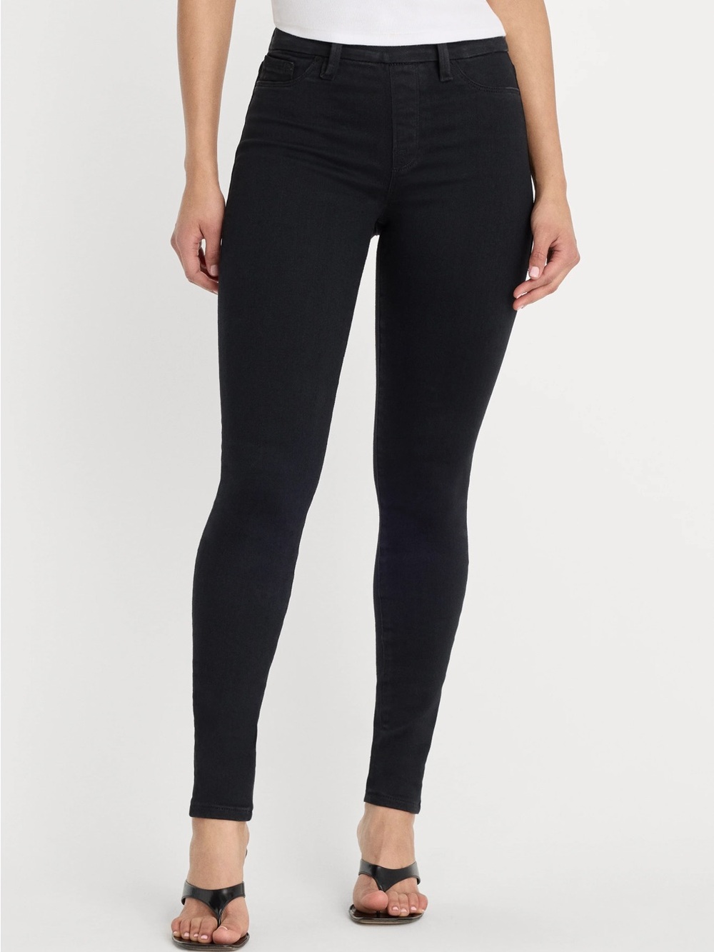Good American Power Stretch Pull-on Skinny Jeans